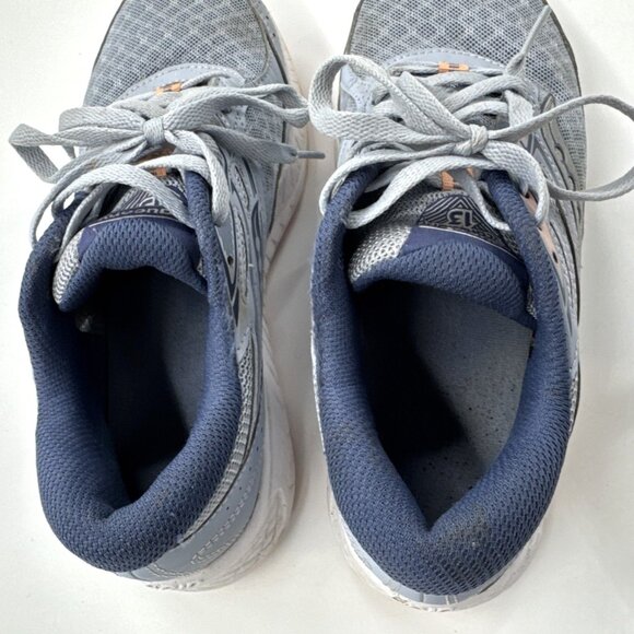 Saucony Cohesion 13 Athletic Sneakers Blue Gray Running Shoes Women’s Size 7.5 - Picture 2 of 11